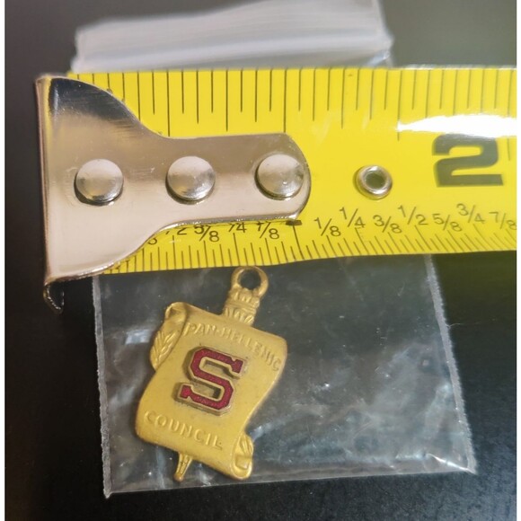 Antique 1941 Pan-Hellenic Council Lapel Pin initialed and dated - Picture 7 of 7